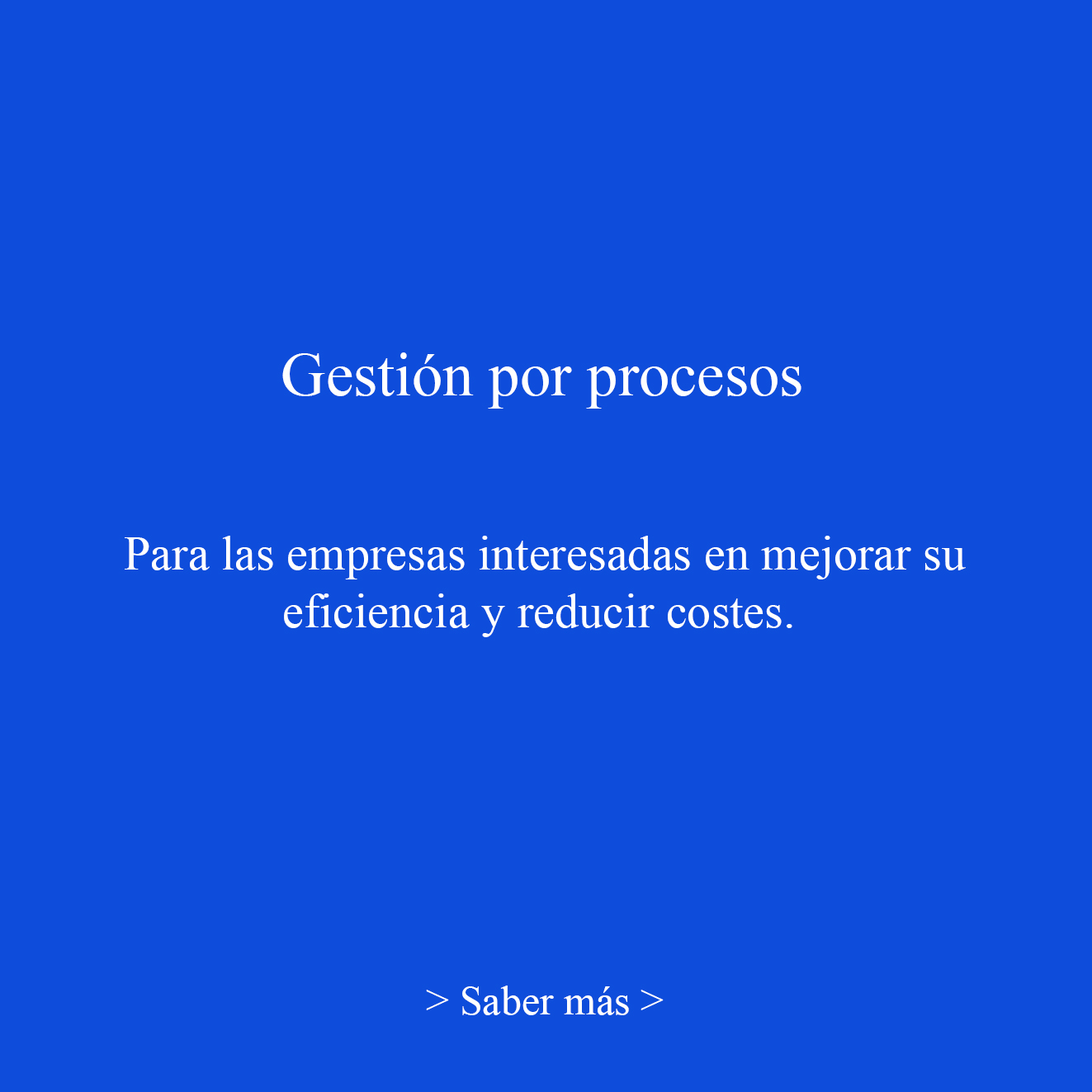 gestión por procesos
